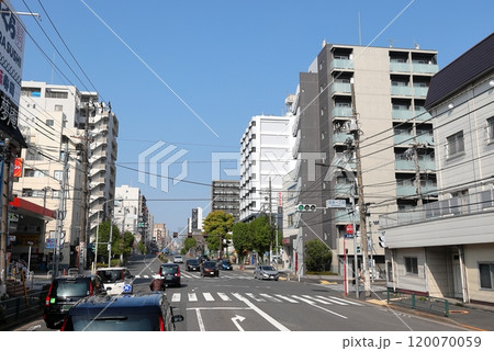東京都市風景　新大橋通り　住吉付近 120070059