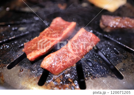 薩摩牛　上ハラミ焼肉 120071205