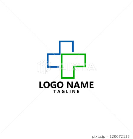 initial letter MT health vector logo design 120072135