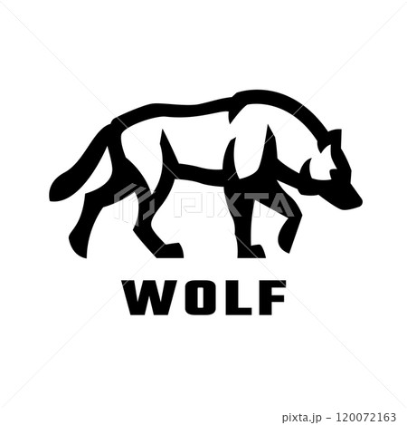 Wolf logo, symbol. 120072163