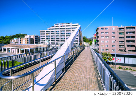 日本の横浜都市景観 横浜市営地下鉄グリーンライン 北山田駅(画面左)などを望む=7日 日本の横浜都市景観 横浜市営地下鉄グリーンライン 北山田駅(画面左)などを望む=7日 120072320