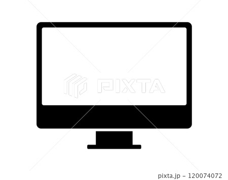 デスクトップパソコンのアイコン_ベクターイラスト 120074072