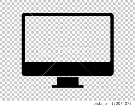 デスクトップパソコンのアイコン_ベクターイラスト 120074072