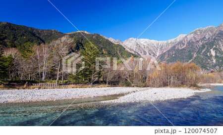上高地の晩秋 上高地の晩秋 120074507