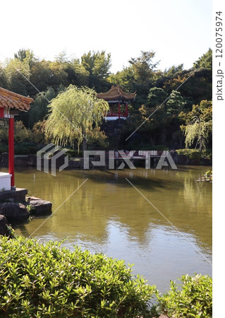 神奈川県川崎市 大師公園内の中国庭園・瀋秀園 神奈川県川崎市 大師公園内の中国庭園・瀋秀園 120075974
