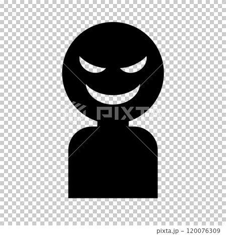 Suspicious person silhouette 120076309