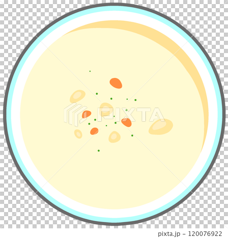 New England clam chowder 120076922