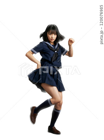 ダンスする女子高生 120076985