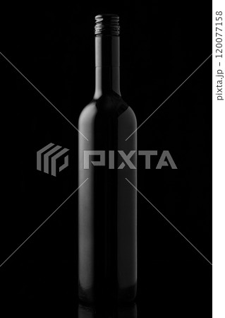 Bottle of red wine Bottle of red wine 120077158