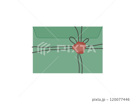 Letter. Cartoon envelope post card. Flat vector mail. Post and mail service concept 120077446