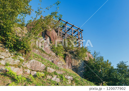 岐阜 苗木城 天守展望台 120077902