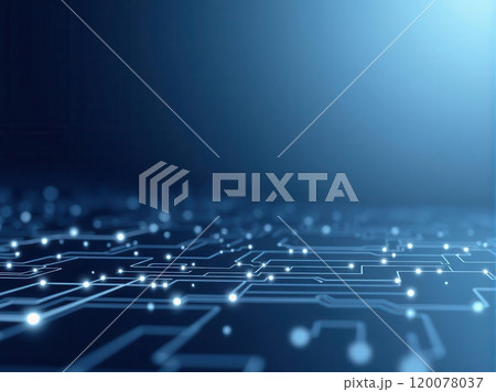 Clean and professional tech background for IT...のイラスト素材 [120078037] - PIXTA