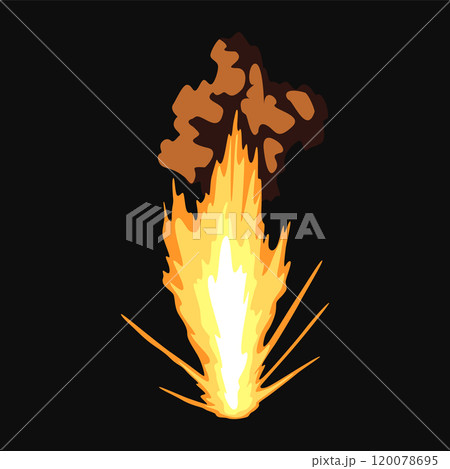 Gun flashe or gunshot animation. Fire explosion effect during the shot with the gun. Cartoon flash effect of bullet start. Shotgun fire, muzzle flash and explode Gun flashe or gunshot animation. Fire explosion effect during the shot with the gun. Cartoon flash effect of bullet start. Shotgun fire, muzzle flash and explode 120078695