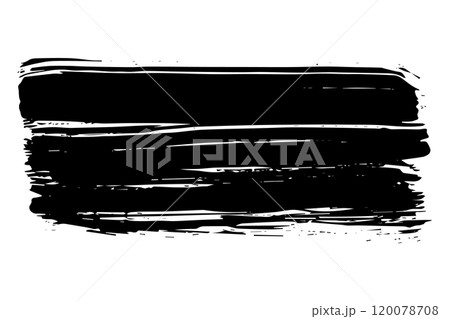 Abstract vector watercolor paint. Isolated grunge element for paper design. Ink paint brush stains or spots on white background 120078708