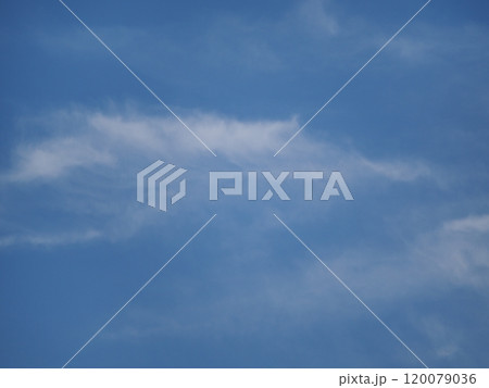 青空に遊ぶ真っ白い雲たち 120079036