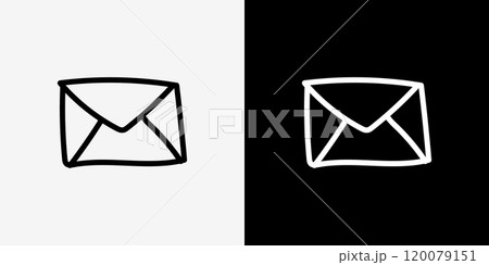 手描きの文房具アイコン 120079151