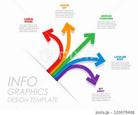 Infographic design template with place for your data. Vector illustration. 120079488