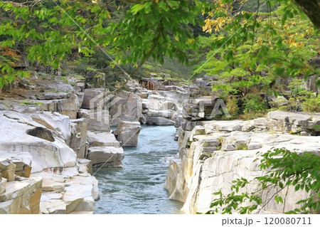 寝覚の床 木曽川 寝覚の床 木曽川 120080711