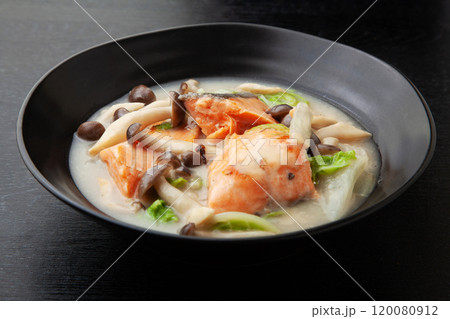 鮭と白菜のクリーム煮 120080912