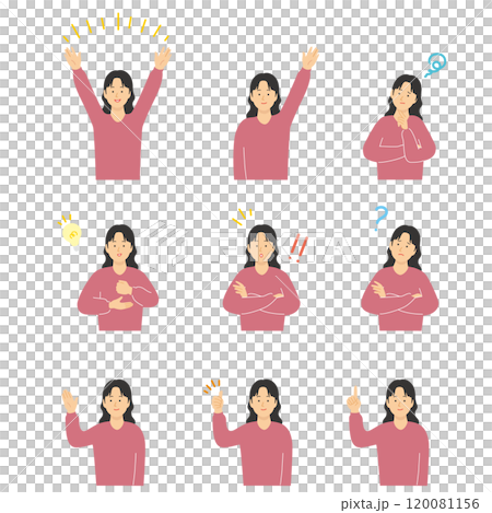 Perm women pose collection 1 Perm women pose collection 1 120081156