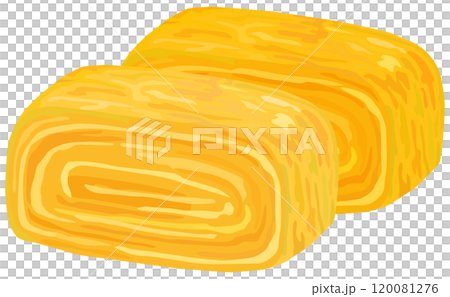 Tamagoyaki (Japanese rolled omelet) vector material Tamagoyaki (Japanese rolled omelet) vector material 120081276