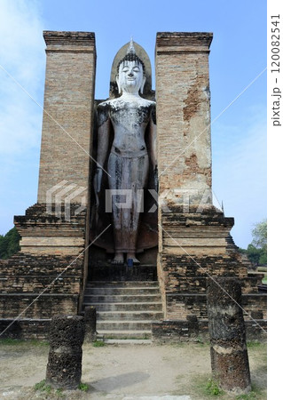 タイ・スコータイ遺跡、ワットマハタート 120082541