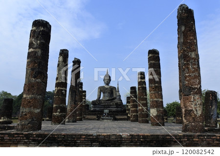 タイ・スコータイ遺跡、ワットマハタート 120082542