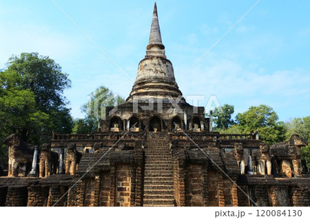 シー・サッチャナーライ歴史公園、ワット・チャーン・ローム シー・サッチャナーライ歴史公園、ワット・チャーン・ローム 120084130
