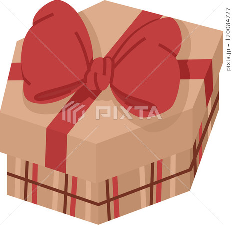 hexagon gift box with bow knot hexagon gift box with bow knot 120084727