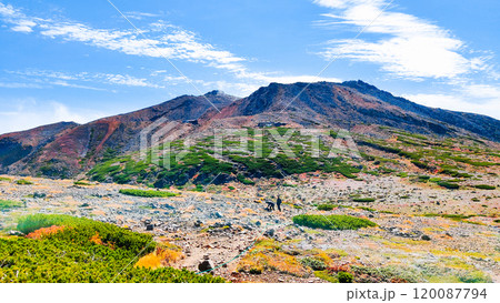 秋の御嶽山登山：サイノ河原と剣ヶ峰 120087794