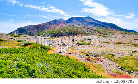 秋の御嶽山登山:サイノ河原と剣ヶ峰 秋の御嶽山登山:サイノ河原と剣ヶ峰 120087798