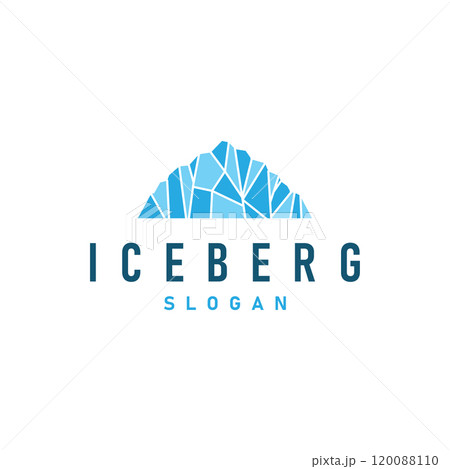 Antarctic Cold Mountain Iceberg Logo Design, Simple Vector Template Symbol Illustration Antarctic Cold Mountain Iceberg Logo Design, Simple Vector Template Symbol Illustration 120088110