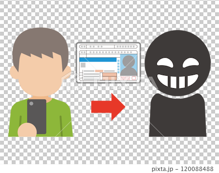 獲取個人資訊的惡棍插圖 120088488