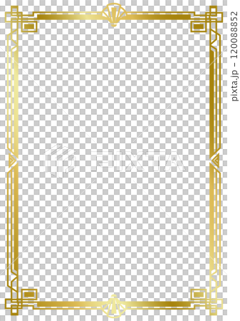 復古裝飾藝術畫框05（金色） 120088852