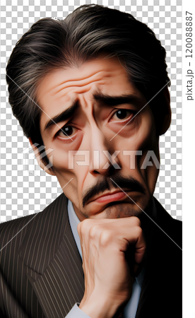 Image of a troubled president - 3 120088887