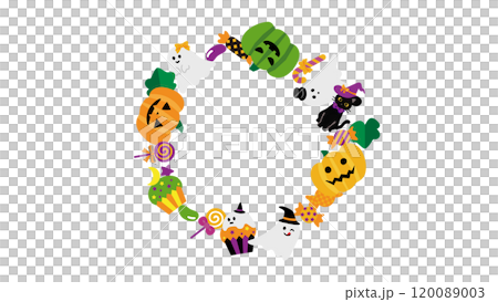 Halloween item wreath decoration frame 120089003