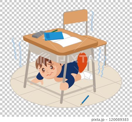 学校地震対応訓練-01 120089383