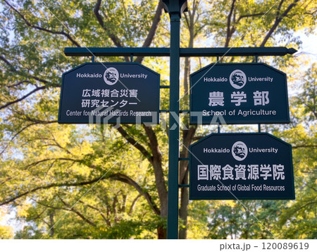 案内板 北海道大学 案内板 北海道大学 120089619