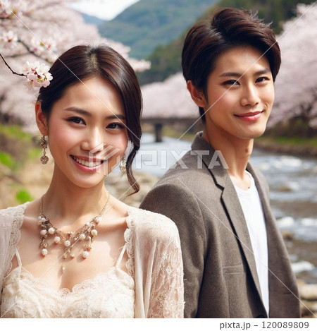 写真素材(高画質 有料) 夫婦の様なカップルがデート 写真素材(高画質 有料) 夫婦の様なカップルがデート 120089809