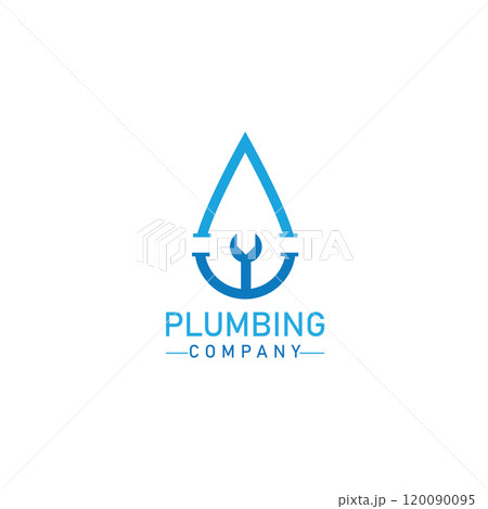 Plumbing logo vector icon illustration design 120090095