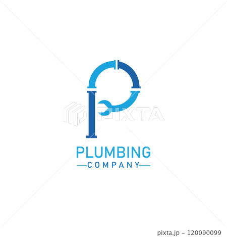 Plumbing logo vector icon illustration design 120090099