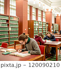 図書館で勉強 120090210