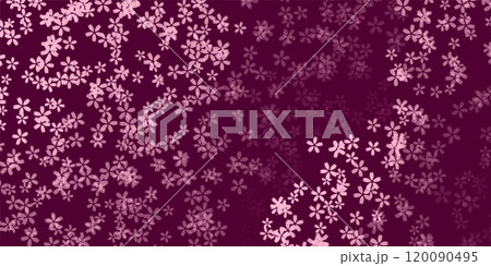 和柄 年賀状 桜 背景 和柄 年賀状 桜 背景 120090495