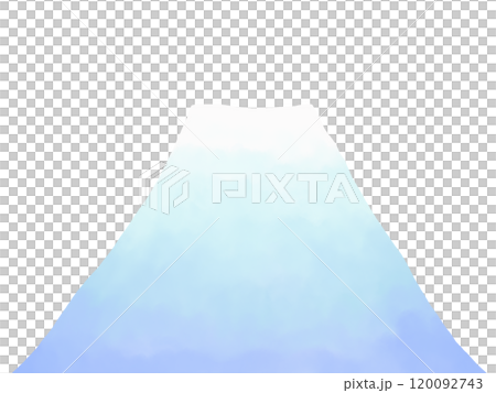 簡單的山水彩插畫素材 簡單的山水彩插畫素材 120092743