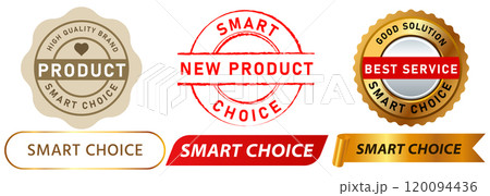 Smart choice stamp colorful badge decision service product shop market offer service recommendation recommended special guarantee emblem sticker seal ribbon medal design icon set collection Smart choice stamp colorful badge decision service product shop market offer service recommendation recommended special guarantee emblem sticker seal ribbon medal design icon set collection 120094436