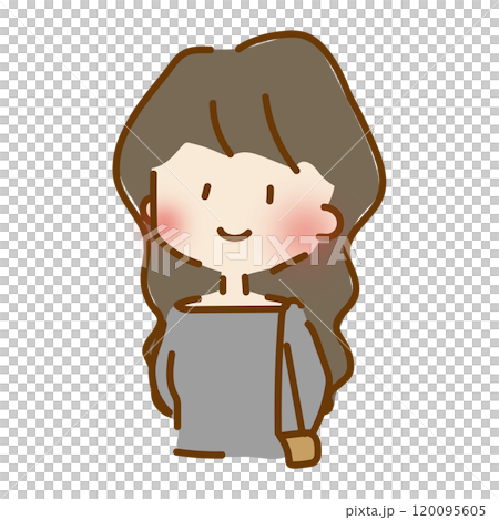 A cute girl with loose perms A cute girl with loose perms 120095605