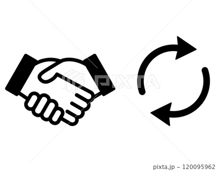 握手 アイコン 握手 アイコン 120095962