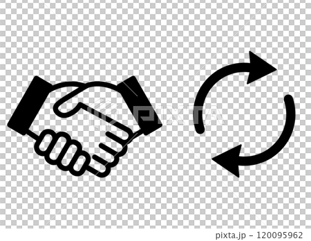 握手 アイコン 握手 アイコン 120095962