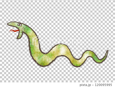 干支のヘビのイラスト 干支のヘビのイラスト 120095995