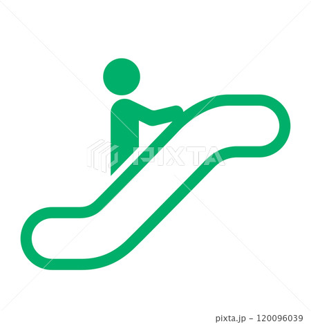 エスカレーターのアイコン 120096039